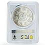 Mexico 1 onza Libertad Angel of Independence MS68 PCGS silver coin 2003