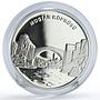 Turkiye 20 lira Mostar Bridge Rebuilding Architecture proof silver coin 2005