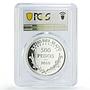 France Araucania Patagonia 500 pesos Laure Therese PR66 PCGS silver coin 2010