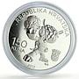 Croatia 150 kuna Football World Cup in Brazil Mascot Trophy silver coin 2013