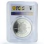 Guinea 20000 francs Guinean Franc 35th Anniversary PR67 PCGS silver coin 1995