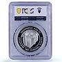 Paraguay 10000 guaranies Central Bank Caballero Stroessner PR69 PCGS coin 1987