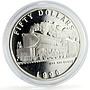 Marshall Islands 50 dollars SAR 520 Class Trains Railways proof silver coin 1996