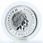 Australia 1 dollar Year of the Dog Lunar Series I 1 Oz Silver Coin 2006