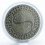 Belarus 20 rubles, Zodiac Signs, Pisces, silver, zircons, coin, 2009