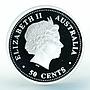 Australia 50 cents Year of the Horse Lunar Series I silver proof coin 1/2 oz 2002