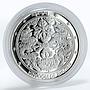 Bhutan 250 ngultrum Games Sailing proof silver coin 2004
