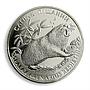 Ukraine 2 hryvnia Sandy Mole Rat Spalax arenarius Red List UNC nickel coin 2005