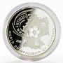 Afghanistan 500 afghanis Football World Cup in Germany proof silver coin 2001