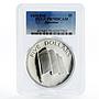 Bahamas 5 dollars The National Flag PR70 PCGS proof silver coin 1975