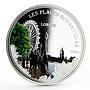 Benin 1000 francs Romantic Places London colored silver coin 2014