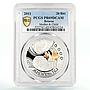 Belarus 20 rubles Mother Child Motherhood Traditions PR69 PCGS silver coin 2011