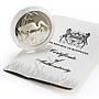 Botswana 2 pula Conservation Wildlife Slaty Egret Bird Fauna silver coin 1986