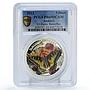 Andorra 5 diners Wildlife Exotic Butterflies Fauna 3D PR69 PCGS silver coin 2013