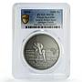 Congo 1000 francs African Ounce Wildlife Stork Bird SP70 PCGS silver coin 2019