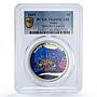 Palau 5 dollars Marine Life Protection Red Lionfish PR69 PCGS silver coin 2009