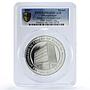 Mozambique National Bank 30th Anniversary PR68 PCGS 5 oz silver medal coin 2005