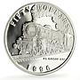 Marshall Islands 50 dollars FS Group 691 Trains Railways proof silver coin 1996