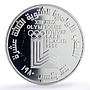 Lebanon 10 livres Lake Placid Olympics Piefort Sports proof silver coin 1980