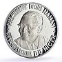 Niger 1000 francs Independence Hamani History Politics proof silver coin 1960